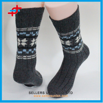 2015 Winter neue Art warme erwachsene Männer beiläufige Strickwolle Socke